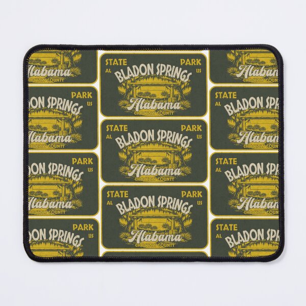 Item preview, Bladon Springs State Park, Choctaw County, Alabama, badge design designed and sold by Wanderful-roads.