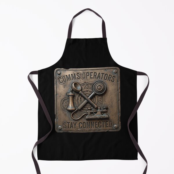 Item preview, 3D Comms Operators Stay Connected Industrial Crest designed and sold by HoshisWorld2018.