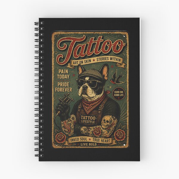 Item preview, Vintage Tattoo Bulldog Retro Ink Lifestyle Streetwear Illustration designed and sold by Modaozushi216.