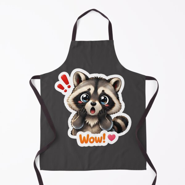 Item preview, Cute Surprised Raccoon Wow Expression designed and sold by LuisWorks.