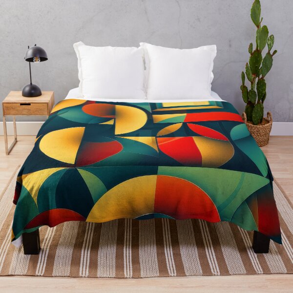 Item preview, Mid-Century Modern Geometric Designs Vibrant Colorful Pattern designed and sold by DEC02.