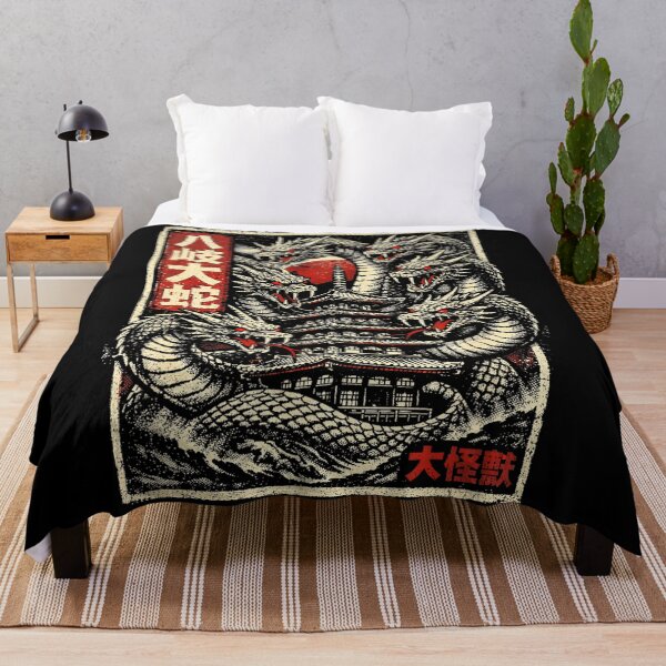 Item preview, Eight Headed Dragon Yokai Poster With Vintage Japanese Monster Style designed and sold by titanlevi.