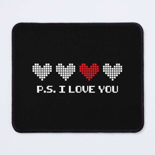 Item preview, Pixel Heart P.S. I Love You Retro Valentine Gaming designed and sold by FGTV2021.