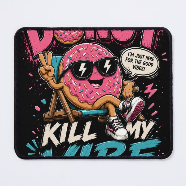 Item preview, Donut Kill My Vibe – Funny Donut Pun Design designed and sold by Pecata.