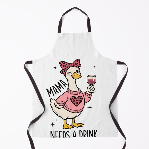 Item preview, Funny Duck Mama Needs a Drink Design designed and sold by HUTEND.