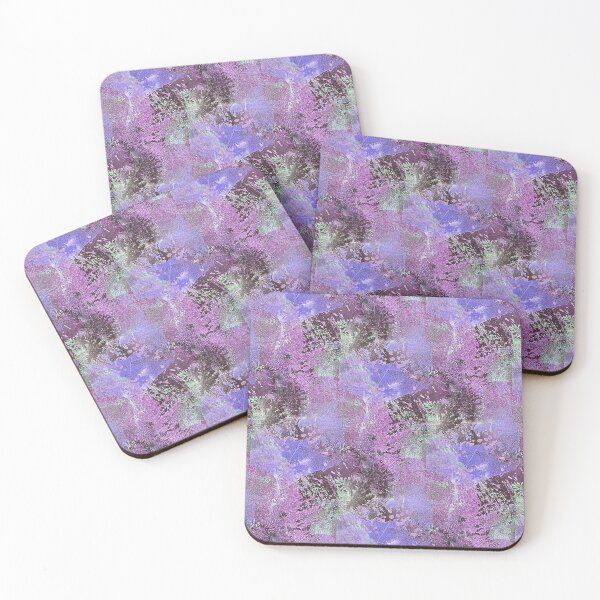 Item preview, Impressionistic Collage Flowers in Pink and Purple designed and sold by Artistestella.