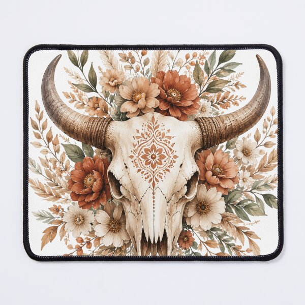 Item preview, Rustic Floral Skull Design designed and sold by HaGuu.