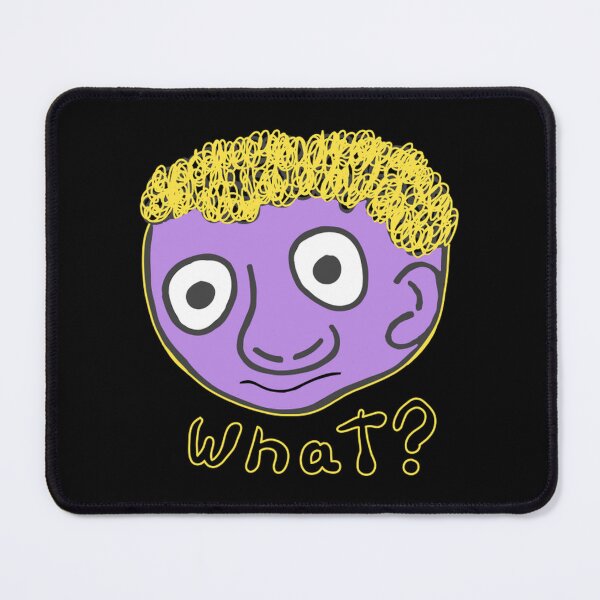 Item preview, What Funny Minimalist Purple Monster Face Drawing designed and sold by KenColwill.