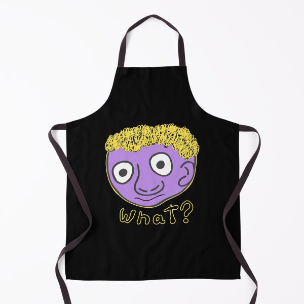 Item preview, What Funny Minimalist Purple Monster Face Drawing designed and sold by KenColwill.