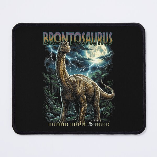 Item preview, Vintage Brontosaurus Moonlight Retro Dinosaur Bootleg designed and sold by Masonixem.