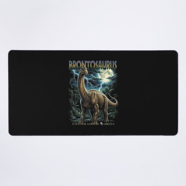 Item preview, Vintage Brontosaurus Moonlight Retro Dinosaur Bootleg designed and sold by Masonixem.