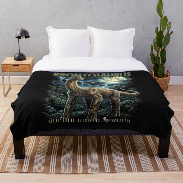 Aperçu de l'œuvre Brontosaure vintage Moonlight, contrefaçon de dinosaure rétro créée et vendue par Masonixem.