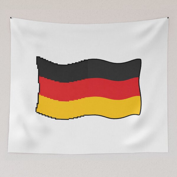 Item preview, Waving Germany Flag Pixel designed and sold by ArtMassive.