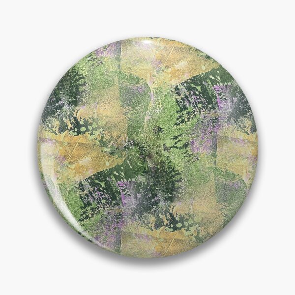 Item preview, Impressionistic Collage Flowers in Yellow and Green designed and sold by Artistestella.