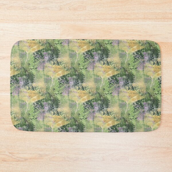 Item preview, Impressionistic Collage Flowers in Yellow and Green designed and sold by Artistestella.