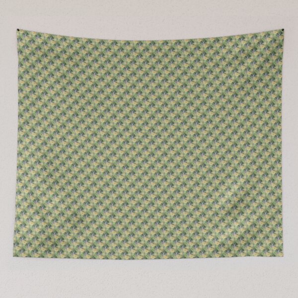 Item preview, Impressionistic Collage Flowers in Yellow and Green designed and sold by Artistestella.