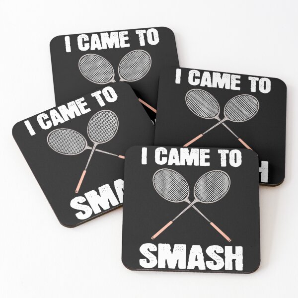 Item preview, I Came To Smash Funny Badminton Racket Sports Humor designed and sold by allistermariam.