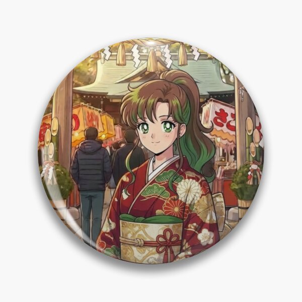 Item preview, Makoto at the Shrine for New Year's designed and sold by Solace Sparkles.