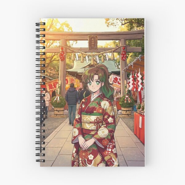 Item preview, Makoto at the Shrine for New Year's designed and sold by Solace Sparkles.