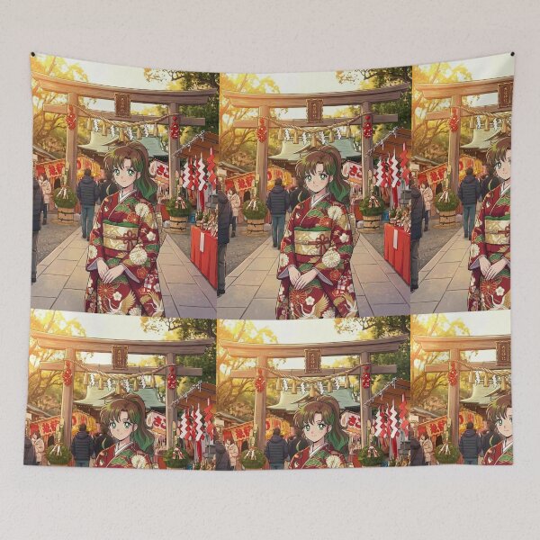 Item preview, Makoto at the Shrine for New Year's designed and sold by Solace Sparkles.