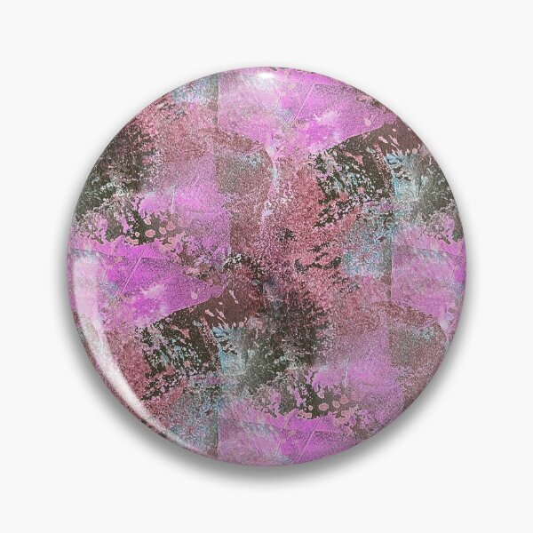 Item preview, Impressionistic Collage Flowers in Baby Pink and Green designed and sold by Artistestella.