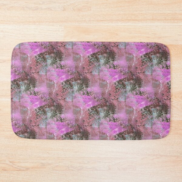 Item preview, Impressionistic Collage Flowers in Baby Pink and Green designed and sold by Artistestella.