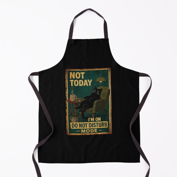 Item preview, Lazy Black Cat Vintage Poster With Do Not Disturb Coffee Mood designed and sold by eliramaison.