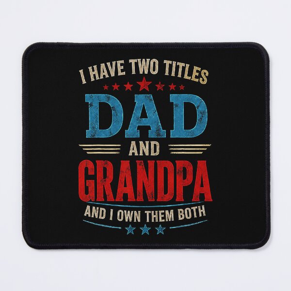 Item preview, Dad and Grandpa Funny Vintage Quote Family Pride Typography designed and sold by zamiokaline.