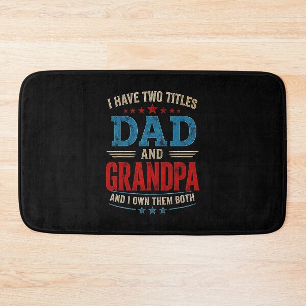 Item preview, Dad and Grandpa Funny Vintage Quote Family Pride Typography designed and sold by zamiokaline.