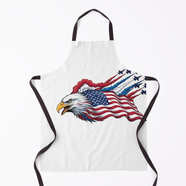 Item preview, Patriotic American Eagle Flag with Fighter Jets designed and sold by HUTEND.