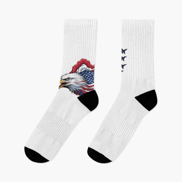 Item preview, Patriotic American Eagle Flag with Fighter Jets designed and sold by HUTEND.