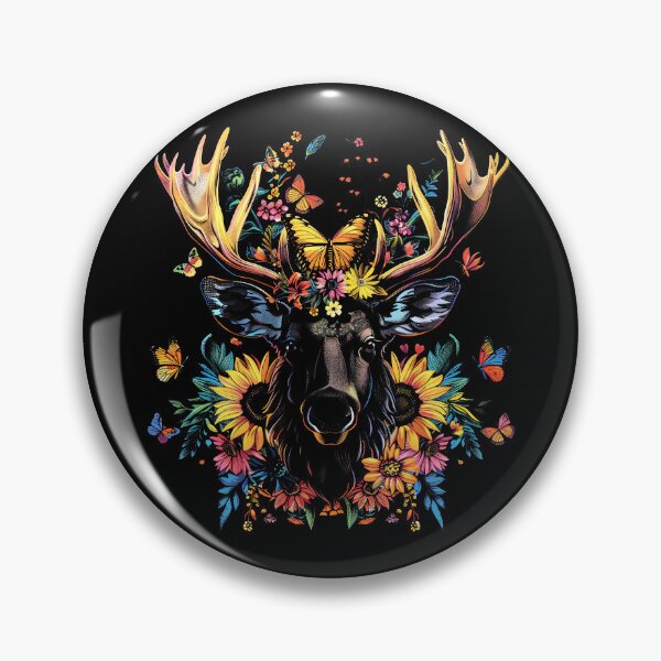 Item preview, Funny Moose Floral Colorful Boys Girls Kids designed and sold by rafaeltto.