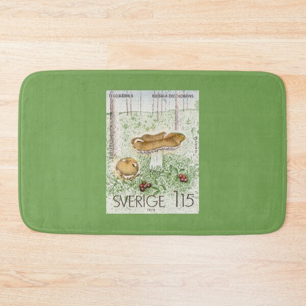 Item preview, Swedish vintage stamps - mushrooms designed and sold by Schulz Lightprint Studio.
