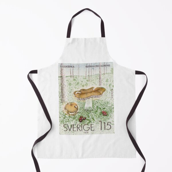 Item preview, Swedish vintage stamps - mushrooms designed and sold by Schulz Lightprint Studio.