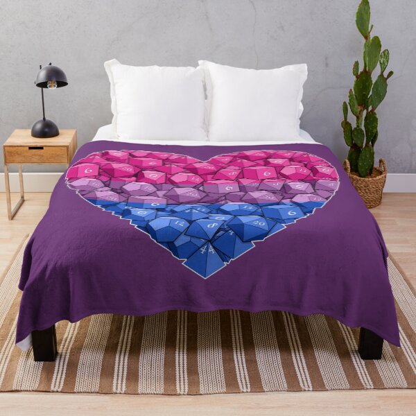 Item preview, Dice Heart - Bi Pride designed and sold by -Solarly-.