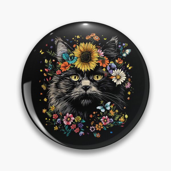 Item preview, Funny Nebelung Cat Floral Colorful Boys Girls Kids designed and sold by rafaeltto.