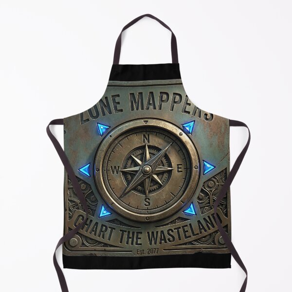 Item preview, 3D Zone Mappers Chart the Wasteland Industrial Crest designed and sold by HoshisWorld2018.