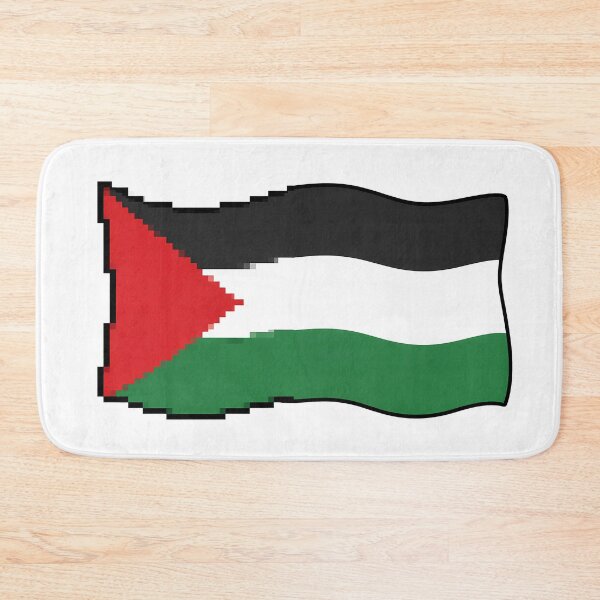Item preview, Waving Palestine Flag Pixel designed and sold by ArtMassive.