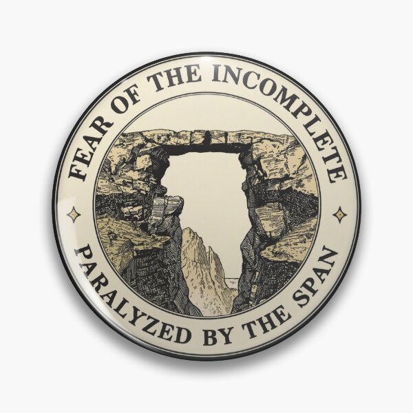 Item preview, Fear Of The Incomplete Paralyzed By The Span | Burnout designed and sold by VENOHA.