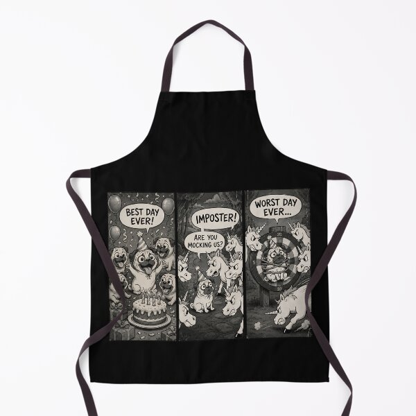 Item preview, Unicorns vs Pug designed and sold by CoolCrazyQuirky.