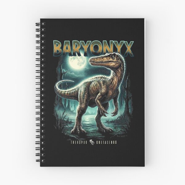 Item preview, Vintage Baryonyx Moonlight Retro Dinosaur Bootleg designed and sold by Masonixem.