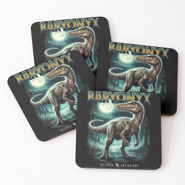 Item preview, Vintage Baryonyx Moonlight Retro Dinosaur Bootleg designed and sold by Masonixem.