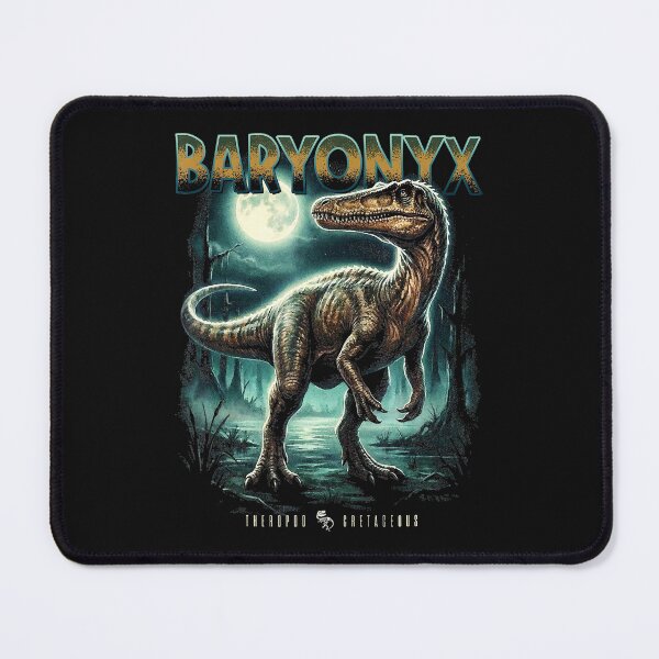 Item preview, Vintage Baryonyx Moonlight Retro Dinosaur Bootleg designed and sold by Masonixem.