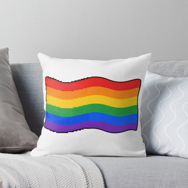 Item preview, Waving LGBT Pride Flag Pixel designed and sold by ArtMassive.
