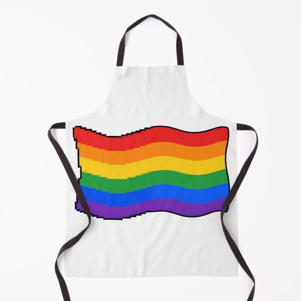 Item preview, Waving LGBT Pride Flag Pixel designed and sold by ArtMassive.
