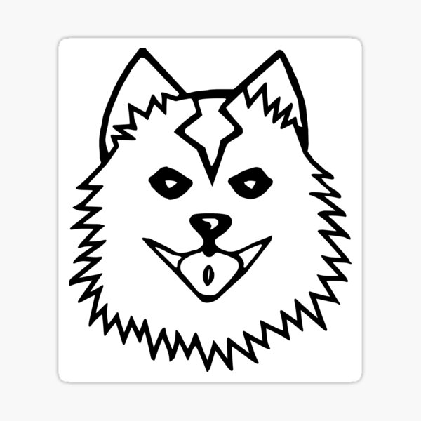 Impeckable Pomskies Logo Sticker