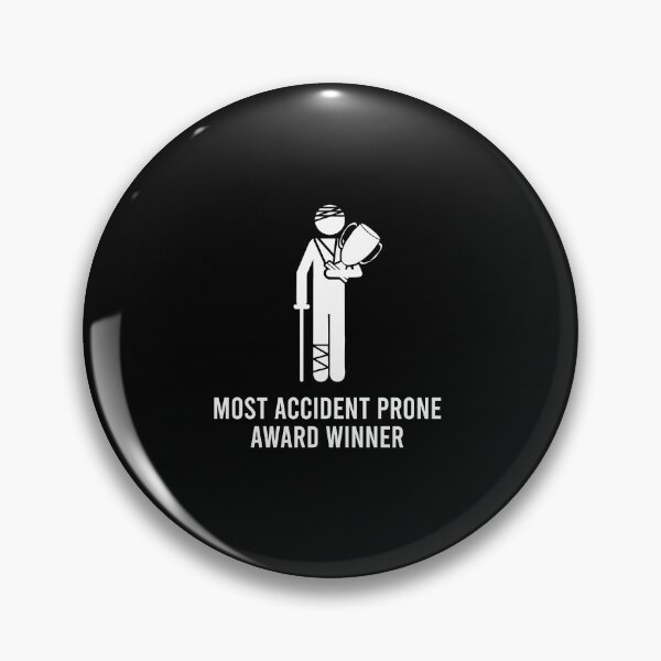 Item preview, Most Accident Prone Award Winner - Funny Injury Get Well Soon Gift designed and sold by louciverzania.