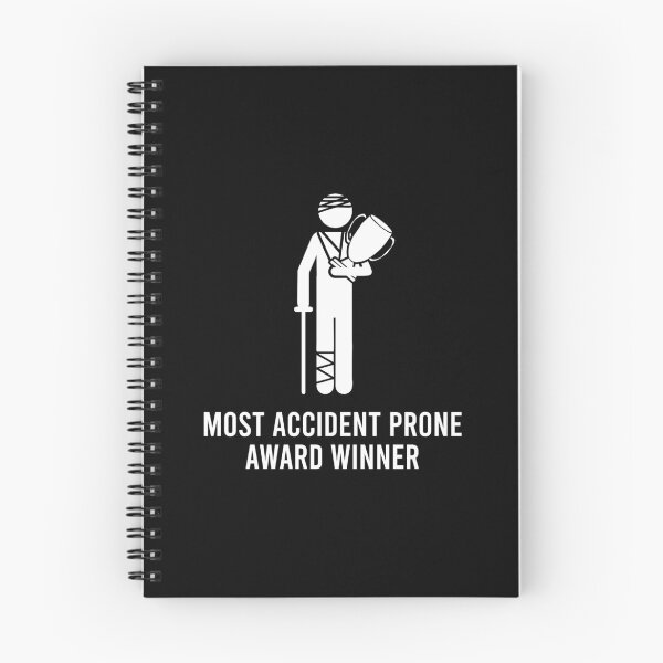 Item preview, Most Accident Prone Award Winner - Funny Injury Get Well Soon Gift designed and sold by louciverzania.