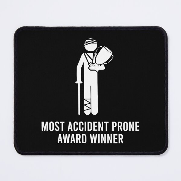 Item preview, Most Accident Prone Award Winner - Funny Injury Get Well Soon Gift designed and sold by louciverzania.