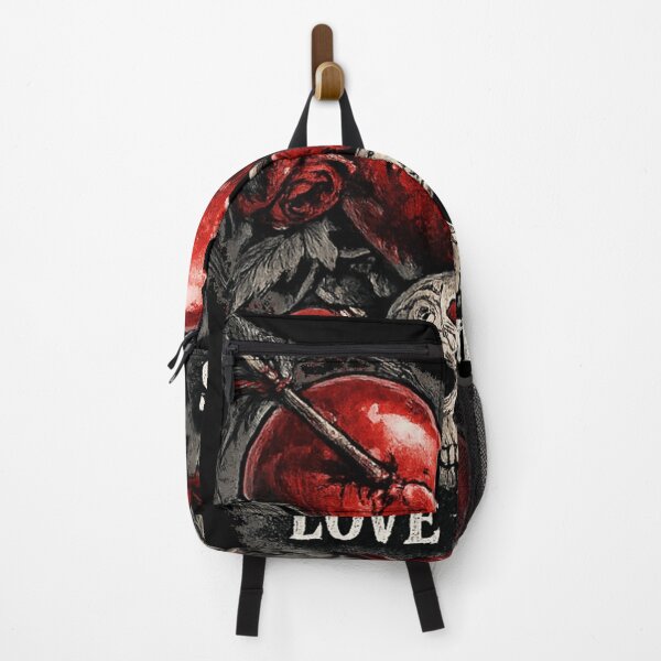 Item preview, Love Hurts Gothic Broken Heart Shirt | Skull & Wilted Rose Dark Romance Art | Emo Valentine Tattoo Aesthetic designed and sold by Emoji Emblems.